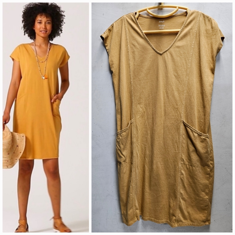 J.Jill purejill Easy Knit Two Pocket Dress Small Boho Hippie